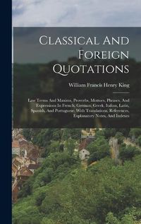 Cover image for Classical And Foreign Quotations