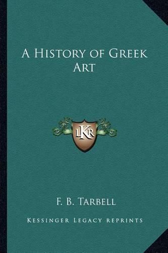 Cover image for A History of Greek Art