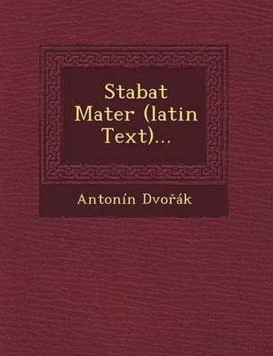 Cover image for Stabat Mater (Latin Text)...