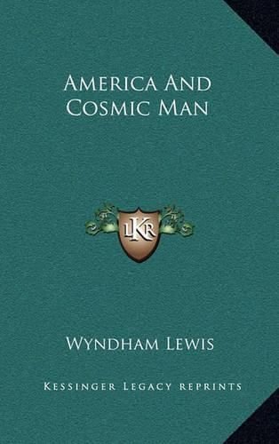 Cover image for America and Cosmic Man