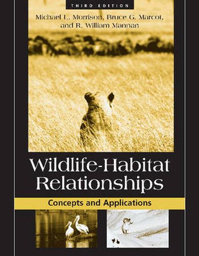 Cover image for Wildlife-Habitat Relationships: Concepts and Applications