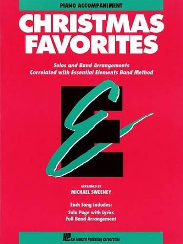 Cover image for Essential Elements Christmas Favorites - Piano Acc