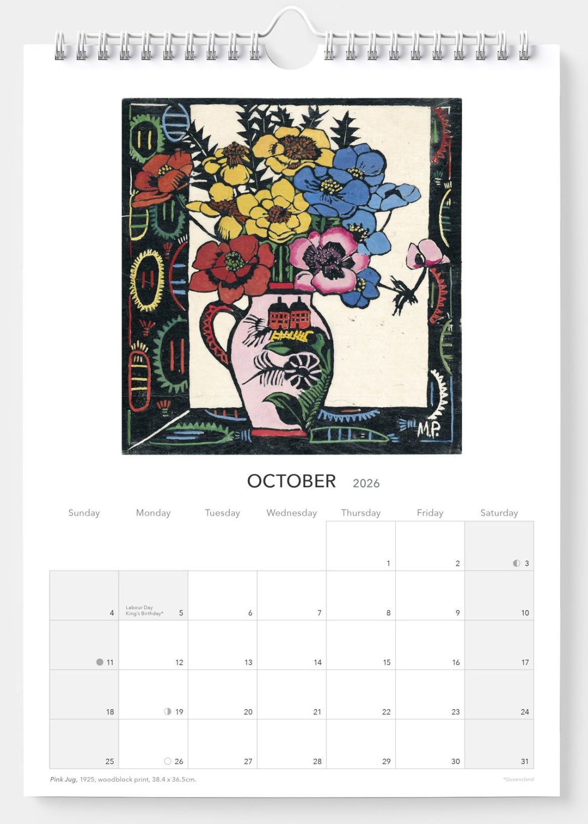 Margaret Preston 2026 Wall Calendar
