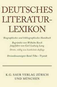 Cover image for Deutsches Literatur-Lexikon, Band 23, Tikla - Trystedt