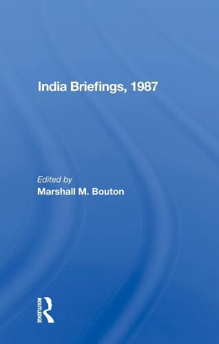 Cover image for India Briefing, 1987