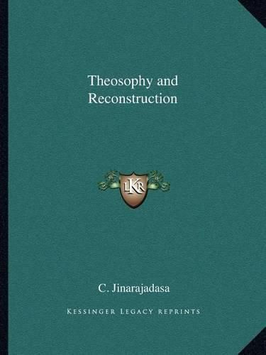 Theosophy and Reconstruction