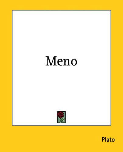 Cover image for Meno