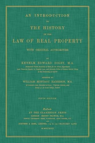 An Introduction to the History of the Law of Real Property with Original Authorities