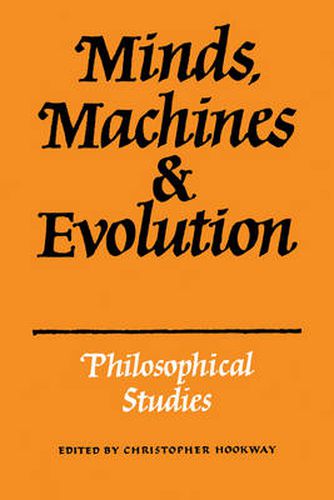 Cover image for Minds, Machines and Evolution