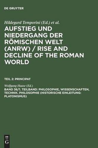 Cover image for Philosophie, Wissenschaften, Technik. Philosophie (Historische Einleitung; Platonismus)