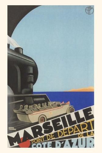 Cover image for Vintage Journal Marseille Travel Poster