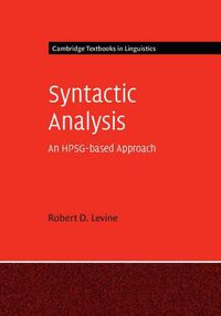 Cover image for Syntactic Analysis: An HPSG-based Approach