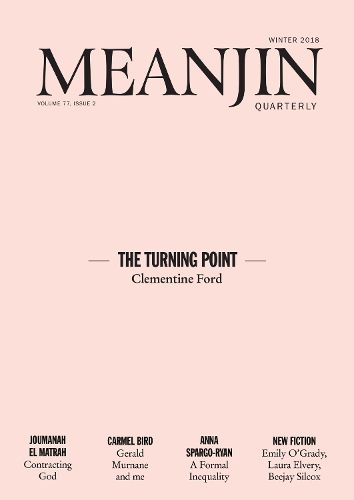 Cover image for Meanjin Vol 77, No 2