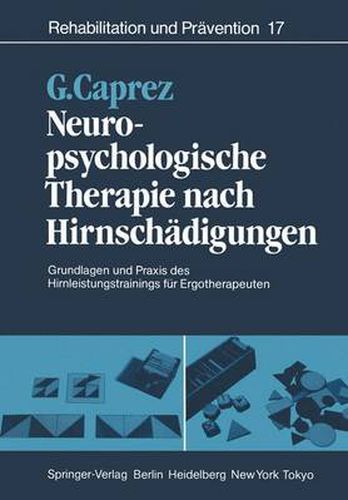 Cover image for Neuropsychologische Therapie Nach Hirnschadigungen