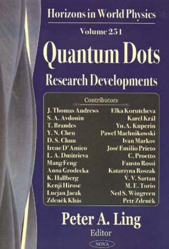 Quantum Dots: Research Developments