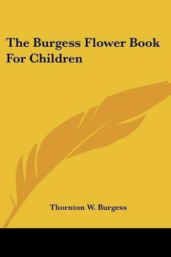 Cover image for The Burgess Flower Book for Children