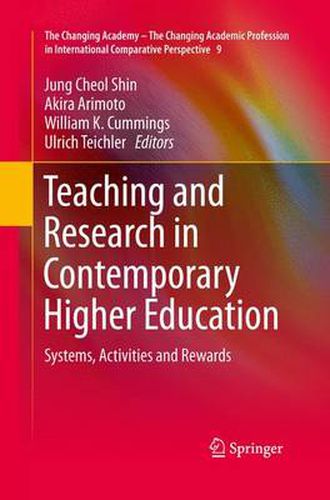 Cover image for Teaching and Research in Contemporary Higher Education: Systems, Activities and Rewards