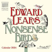 Cover image for Bodleian Libraries: Edward Lear's Nonsense Birds Mini Wall Calendar 2024 (Art Calendar)