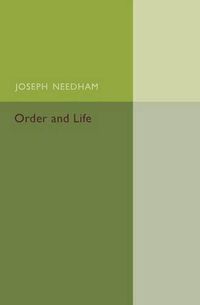 Cover image for Order and Life