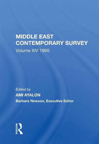 Middle East Contemporary Survey, Volume Xiv: 1990