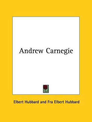 Cover image for Andrew Carnegie