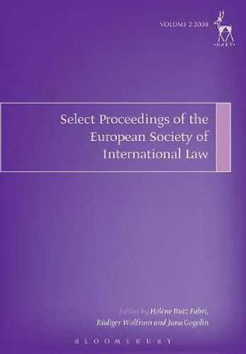 Cover image for Select Proceedings of the European Society of International Law, Volume 2, 2008