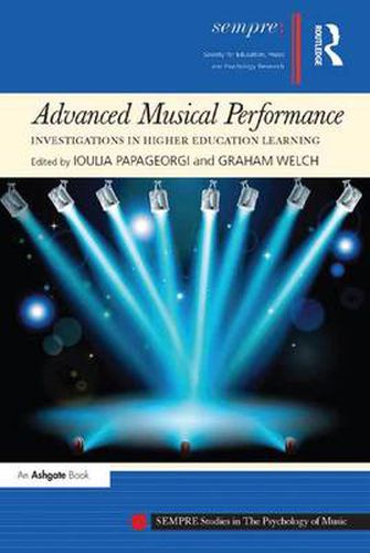 Cover image for Advanced Musical Performance: Investigations in Higher Education Learning