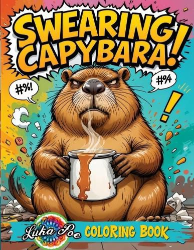 Cover image for Swearing Capybara Coloring Book
