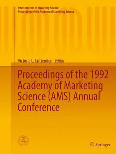 Cover image for Proceedings of the 1992 Academy of Marketing Science (AMS) Annual Conference