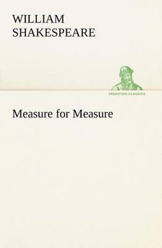 Cover image for Measure for Measure