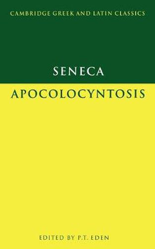 Cover image for Seneca: Apocolocyntosis