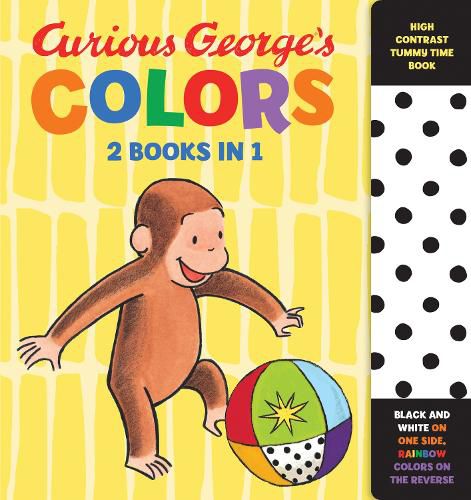 Cover image for Curious George's Colors: High Contrast Tummy Time Book