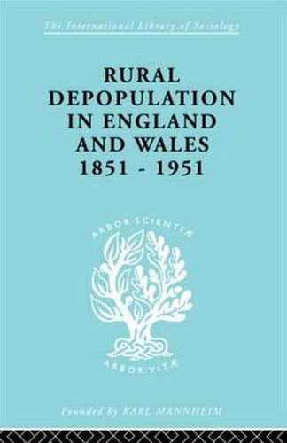 Cover image for Rural Depopulation in England and Wales, 1851-1951