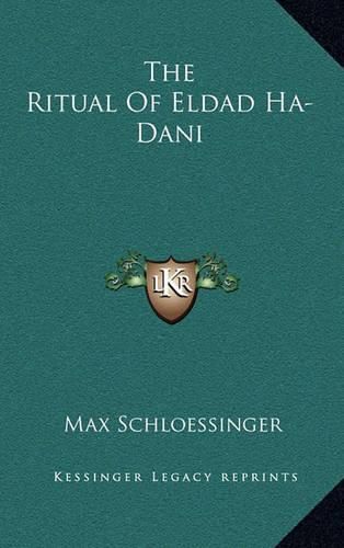 Cover image for The Ritual of Eldad Ha-Dani