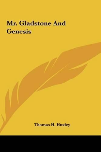 Cover image for Mr. Gladstone and Genesis