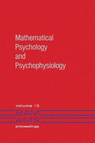 Cover image for Mathematical Psychology and Psychophysiology