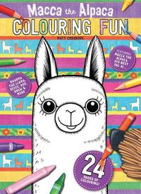 Cover image for Macca the Alpaca Colouring Fun