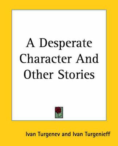 Cover image for A Desperate Character And Other Stories