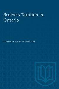 Cover image for Business Taxation in Ontario