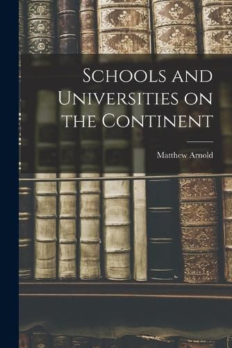 Cover image for Schools and Universities on the Continent