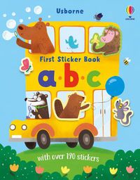 Cover image for First Sticker Book abc