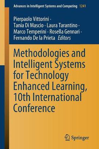 Cover image for Methodologies and Intelligent Systems for Technology Enhanced Learning, 10th International Conference