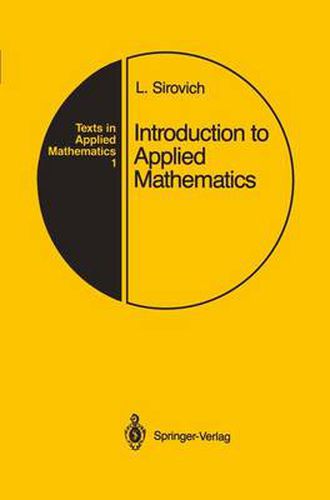 Cover image for Introduction to Applied Mathematics