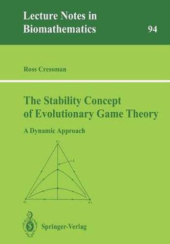 Cover image for The Stability Concept of Evolutionary Game Theory: A Dynamic Approach