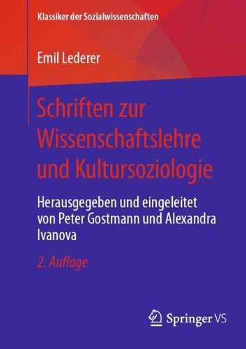 Cover image for Schriften zur Wissenschaftslehre und Kultursoziologie