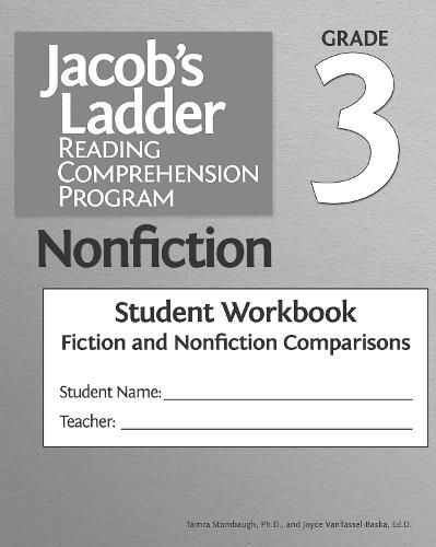 Cover image for Jacob's Ladder Reading Comprehension Program: Nonfiction Grade 3, Student Workbooks, Fiction and Nonfiction Comparisons (Set of 5)