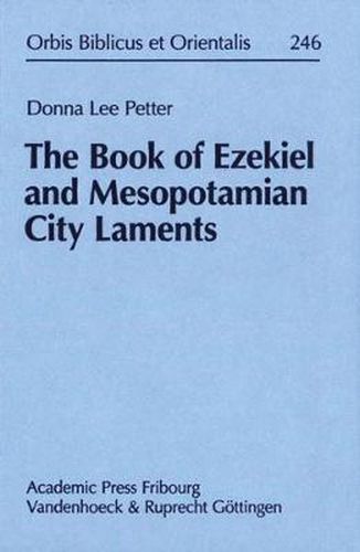Cover image for The Book of Ezekiel and Mesopotamian City Laments