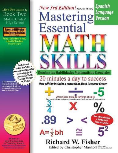 Cover image for Mastering Essential Math Skills Book 2, Spanish Language Version