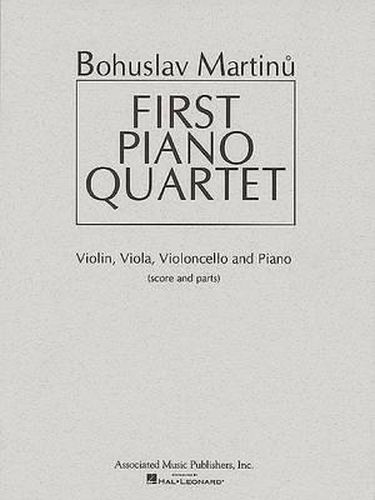 First Piano Quartet: Score and Parts