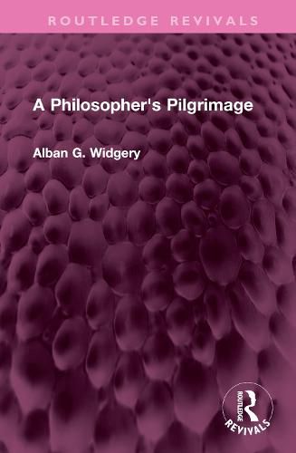 Cover image for A Philosopher's Pilgrimage